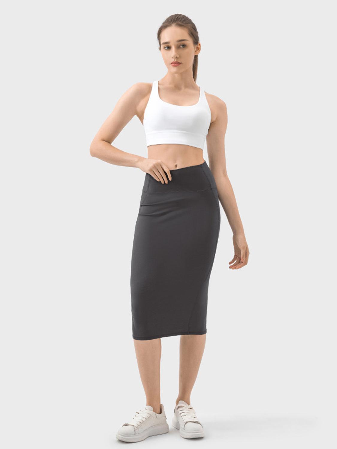 Millennia Slit Wrap Active Skirt - Clothes For Her Online Store