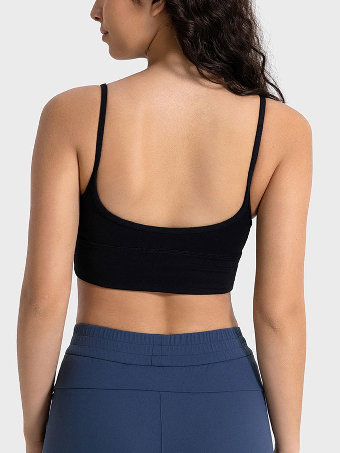 Millennia Spaghetti Strap Sport Bra - Clothes For Her Online Store
