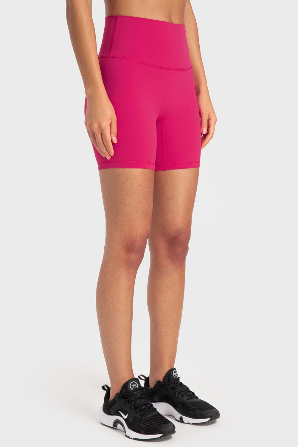 Millennia Staying Cozy Wide Waistband Biker Shorts - Clothes For Her Online Store
