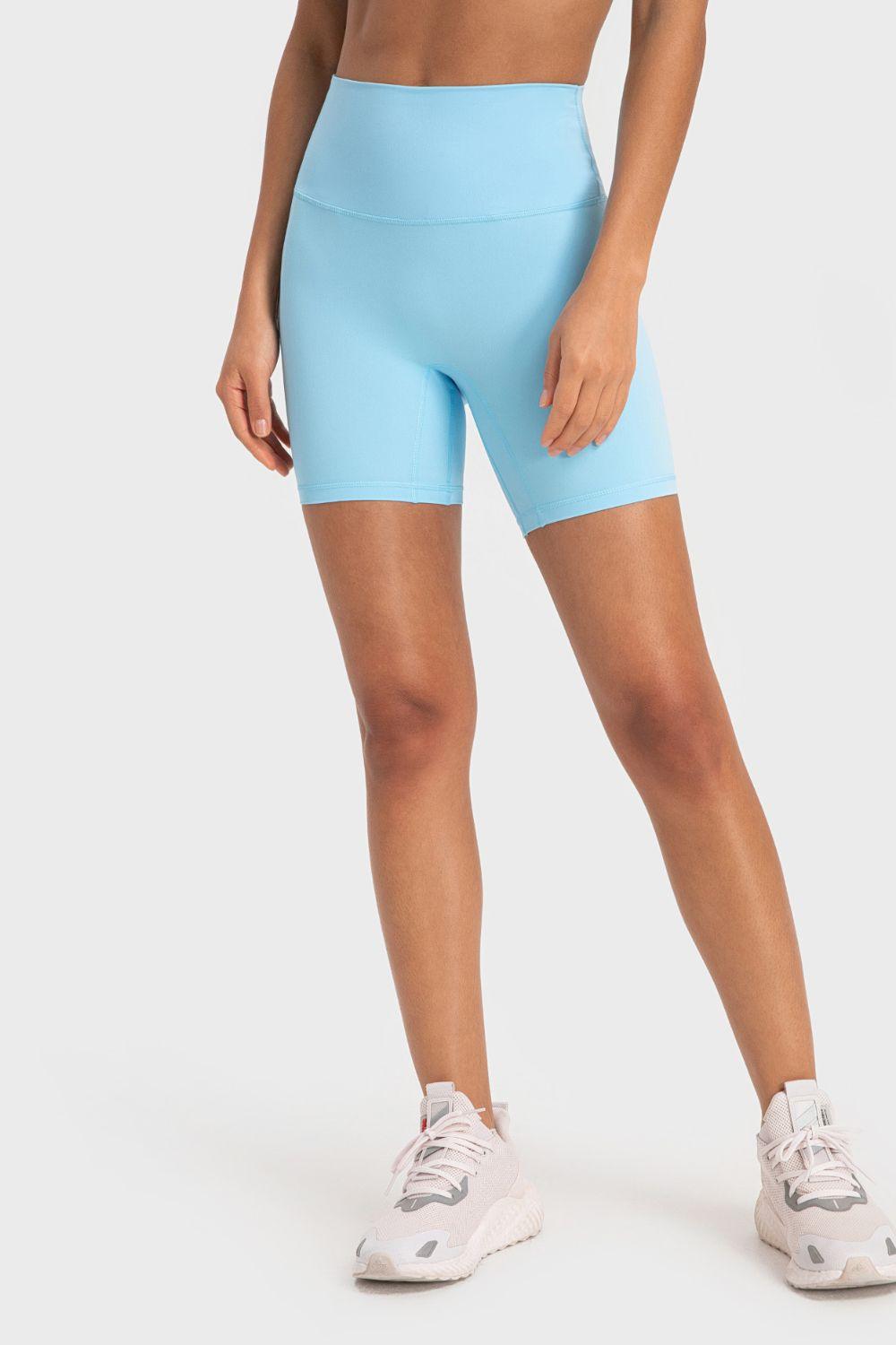 Millennia Staying Cozy Wide Waistband Biker Shorts - Clothes For Her Online Store