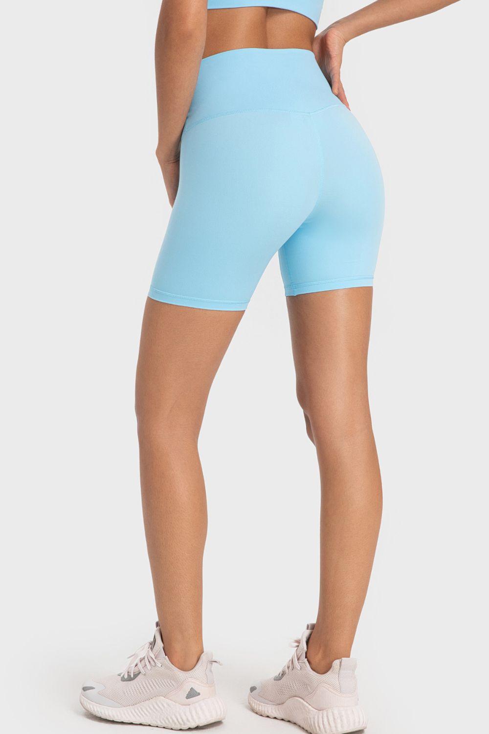 Millennia Staying Cozy Wide Waistband Biker Shorts - Clothes For Her Online Store