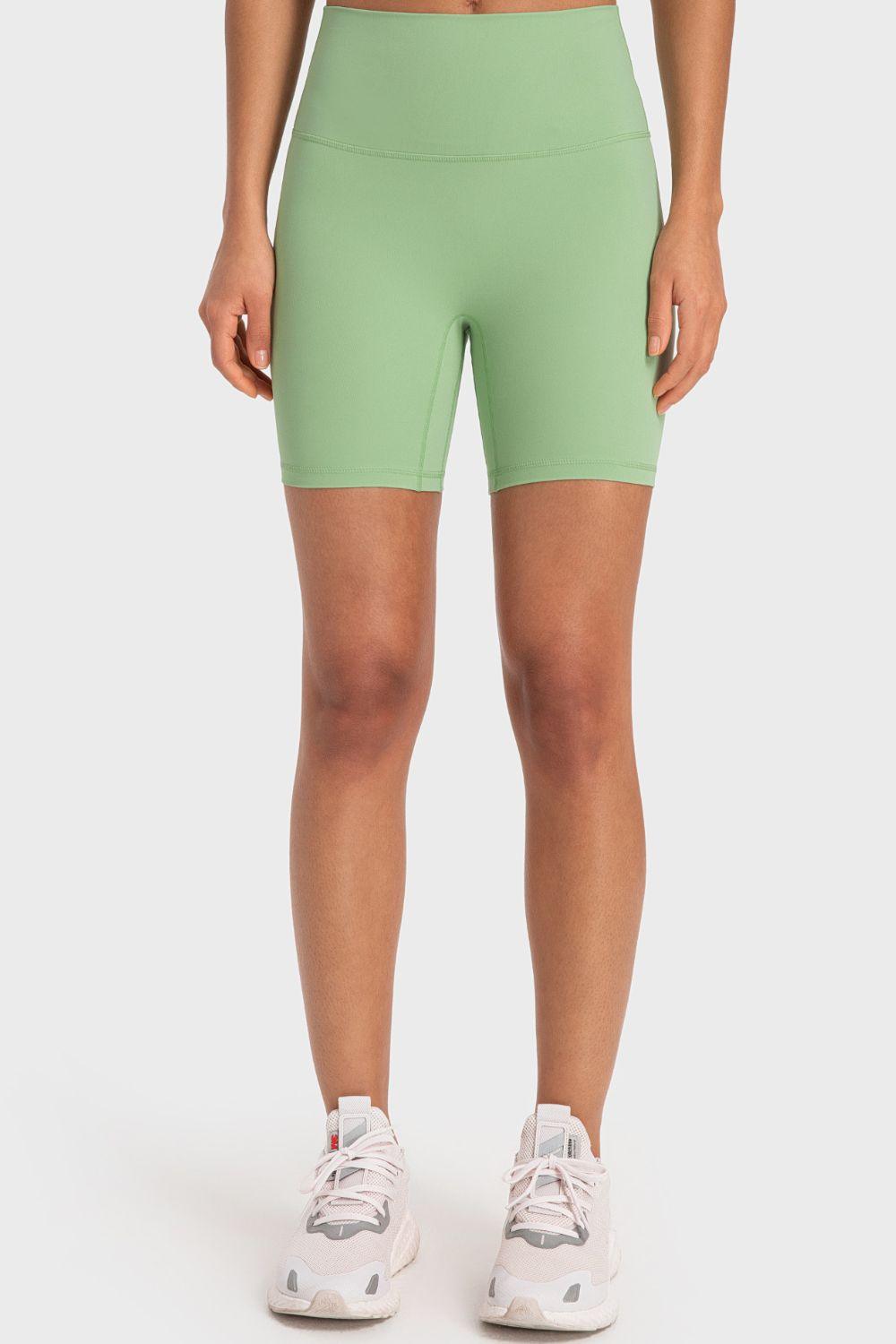 Millennia Staying Cozy Wide Waistband Biker Shorts - Clothes For Her Online Store