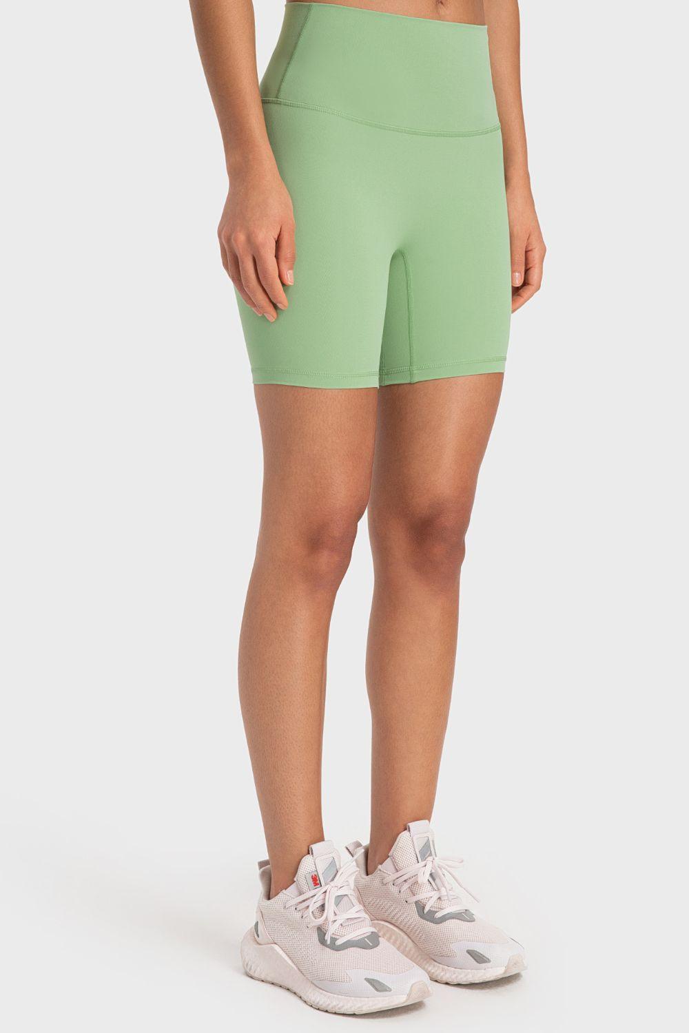 Millennia Staying Cozy Wide Waistband Biker Shorts - Clothes For Her Online Store