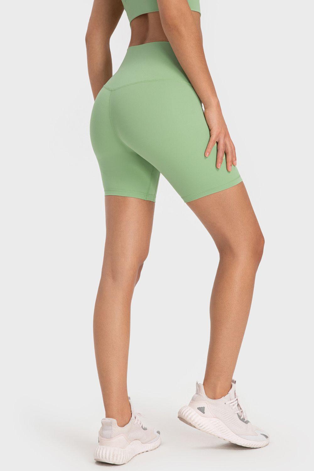 Millennia Staying Cozy Wide Waistband Biker Shorts - Clothes For Her Online Store