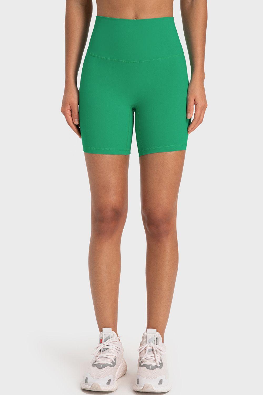 Millennia Staying Cozy Wide Waistband Biker Shorts - Clothes For Her Online Store