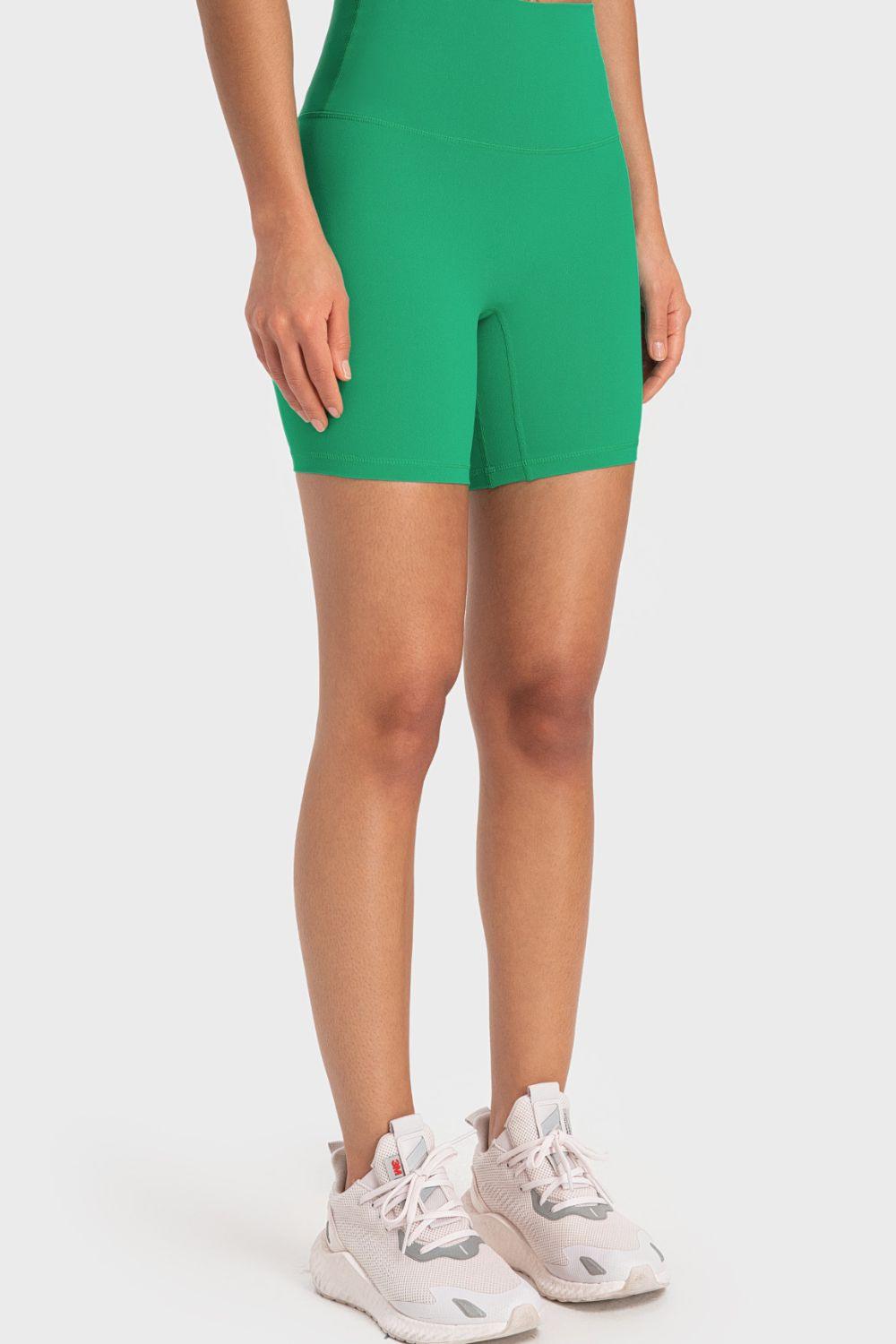 Millennia Staying Cozy Wide Waistband Biker Shorts - Clothes For Her Online Store