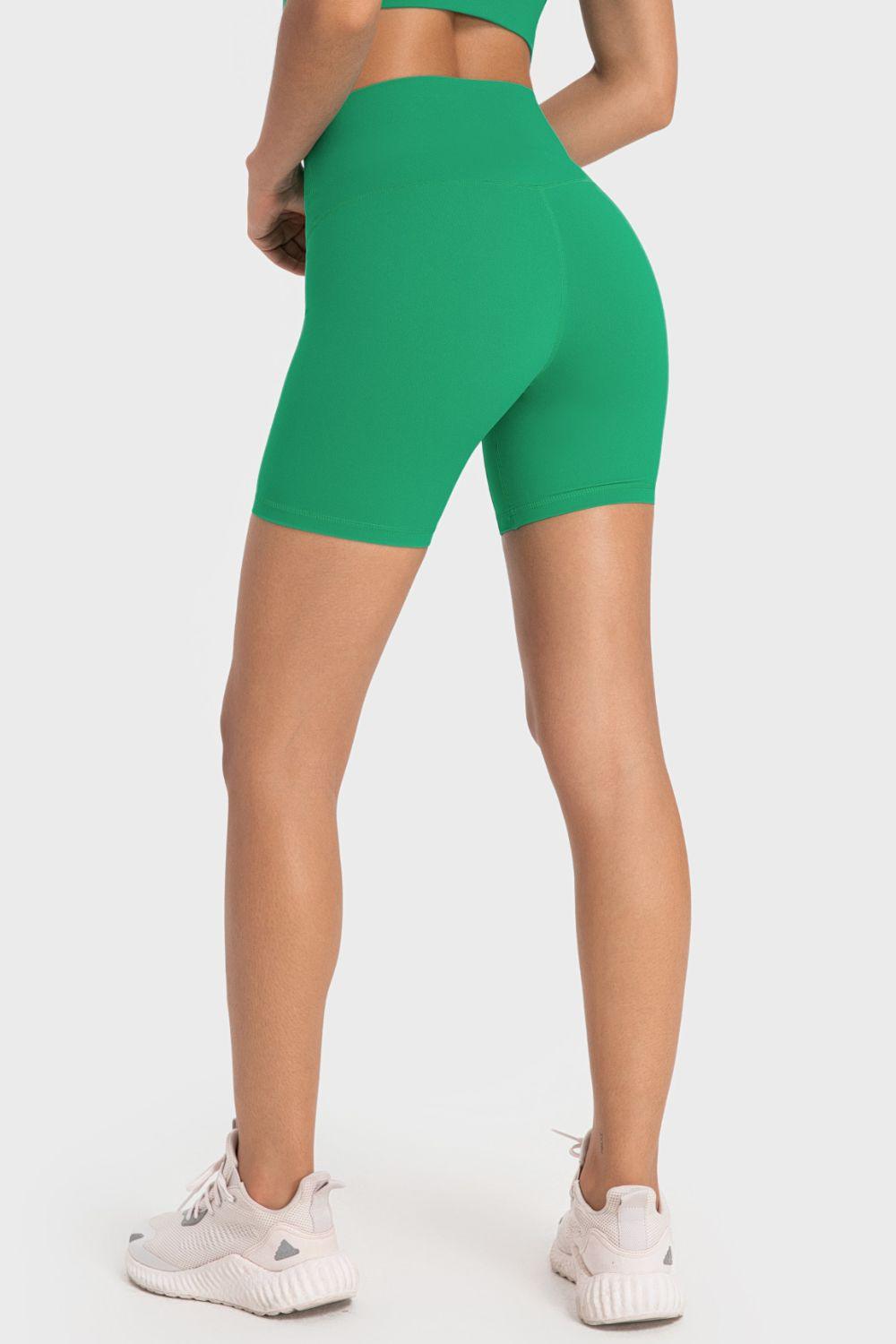 Millennia Staying Cozy Wide Waistband Biker Shorts - Clothes For Her Online Store