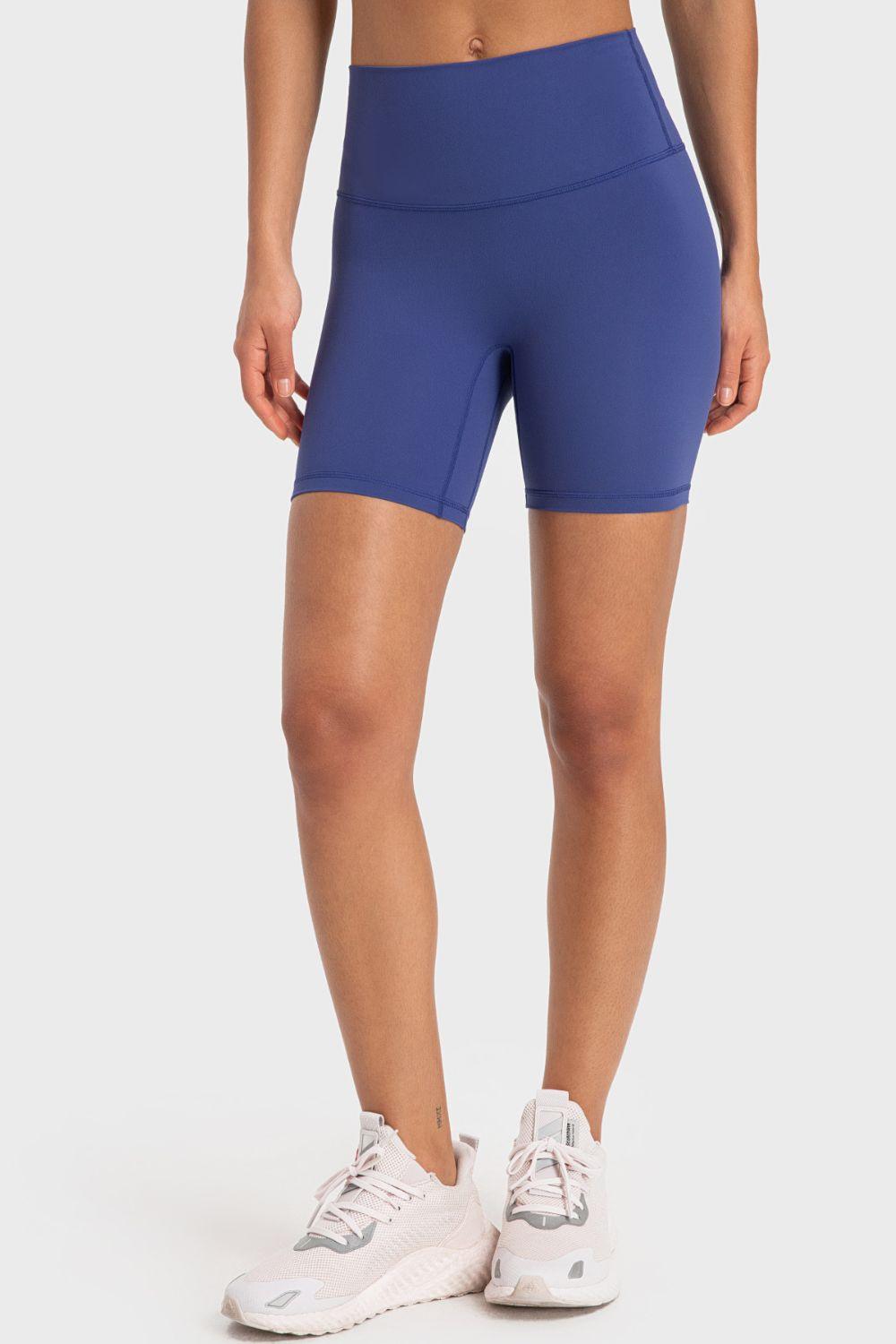 Millennia Staying Cozy Wide Waistband Biker Shorts - Clothes For Her Online Store
