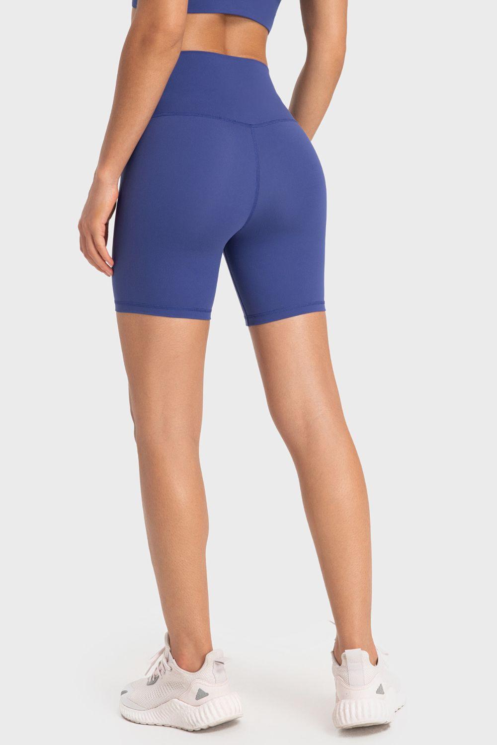 Millennia Staying Cozy Wide Waistband Biker Shorts - Clothes For Her Online Store