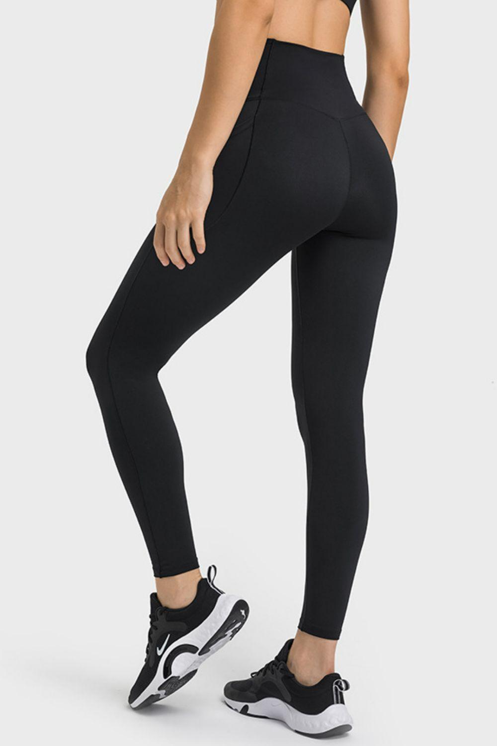Millennia V-Waist Yoga Leggings with Pockets - Clothes For Her Online Store