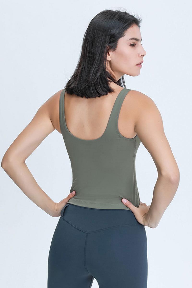 Millennia V Neck Active Tank - Clothes For Her Online Store
