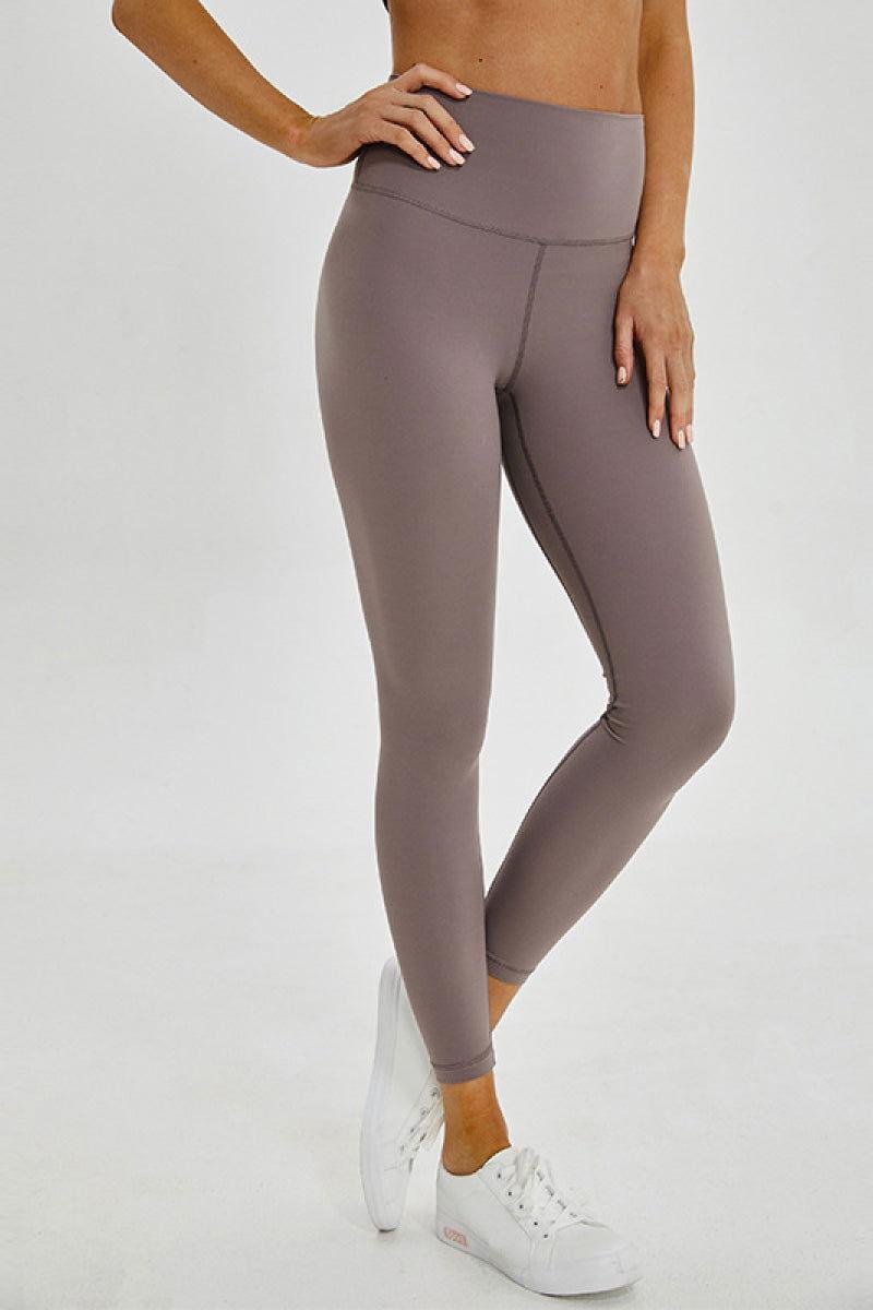Millennia Wide Seamless Band Waist Sports Leggings - Clothes For Her Online Store