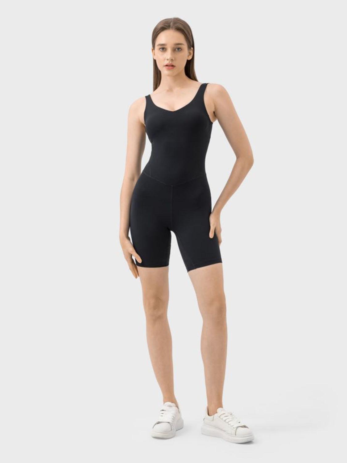 Millennia Wide Strap Active Romper - Clothes For Her Online Store