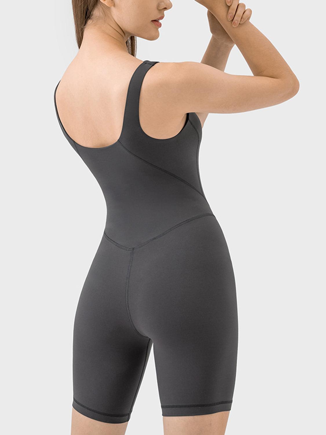 Millennia Wide Strap Active Romper - Clothes For Her Online Store