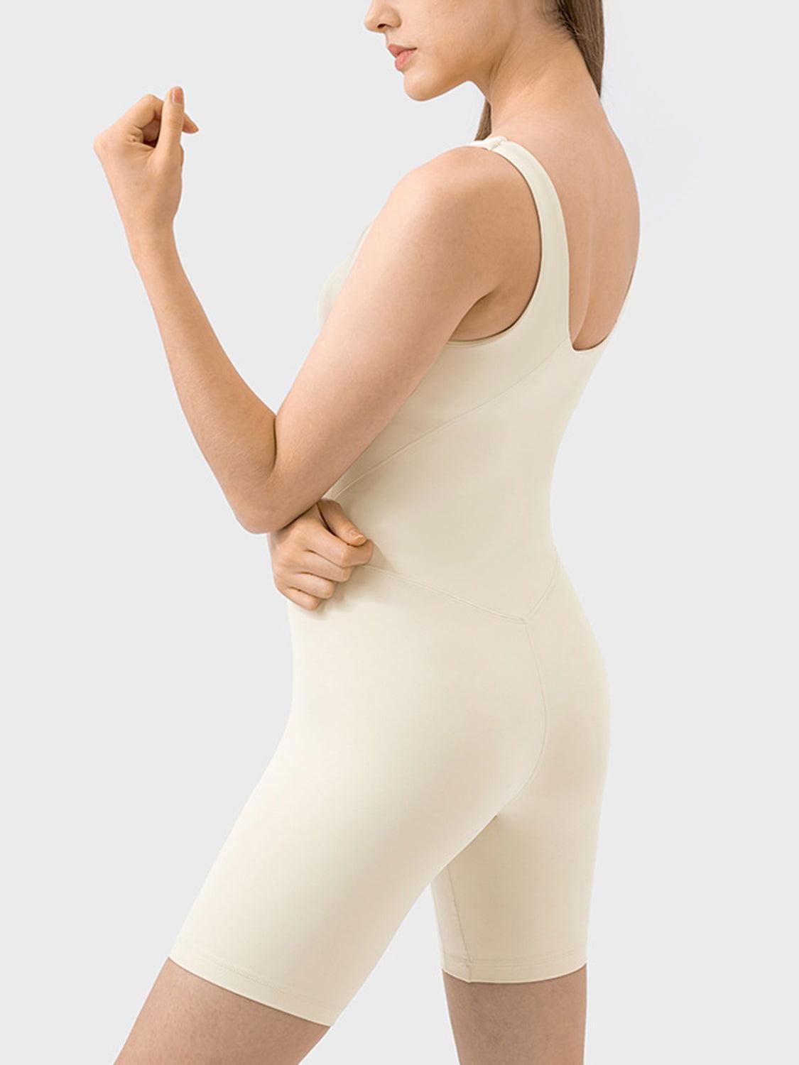 Millennia Wide Strap Active Romper - Clothes For Her Online Store