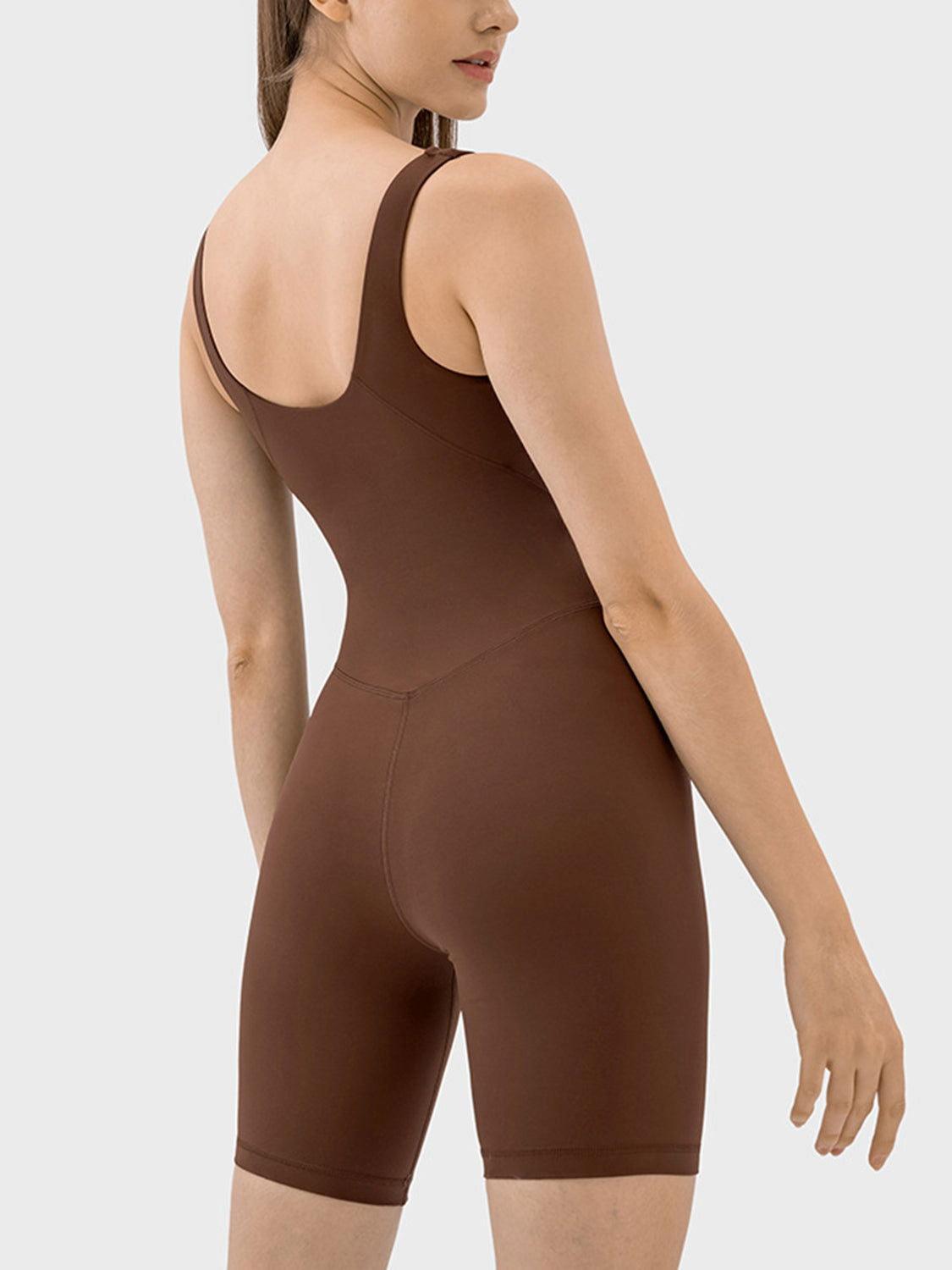 Millennia Wide Strap Active Romper - Clothes For Her Online Store