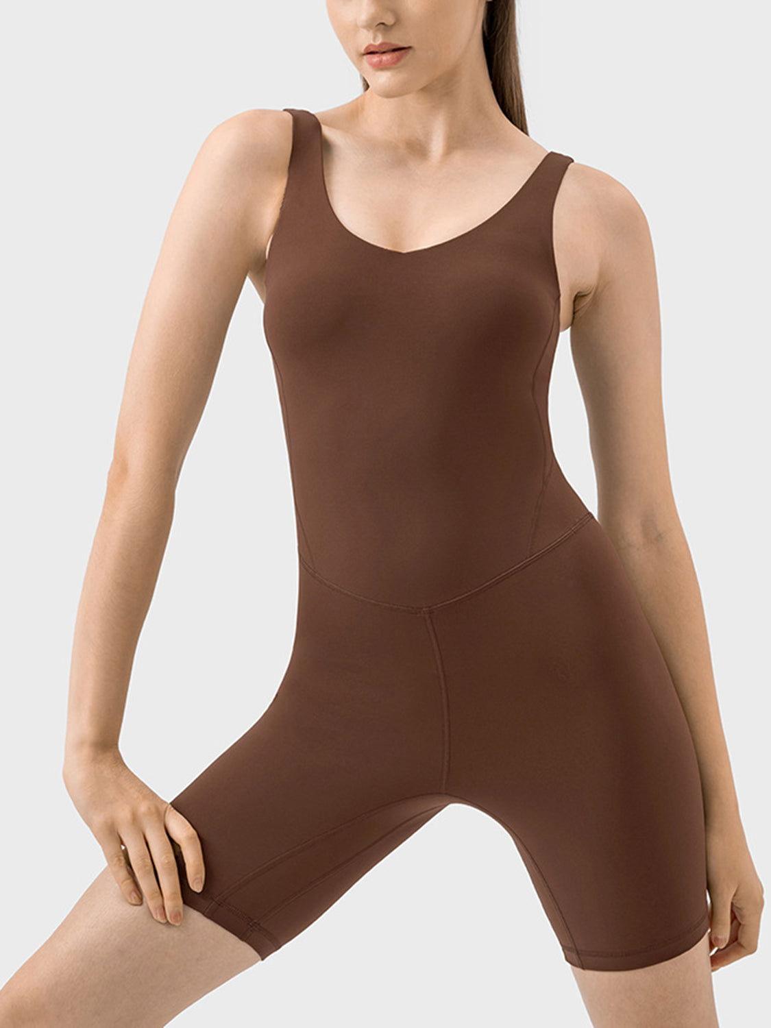 Millennia Wide Strap Active Romper - Clothes For Her Online Store
