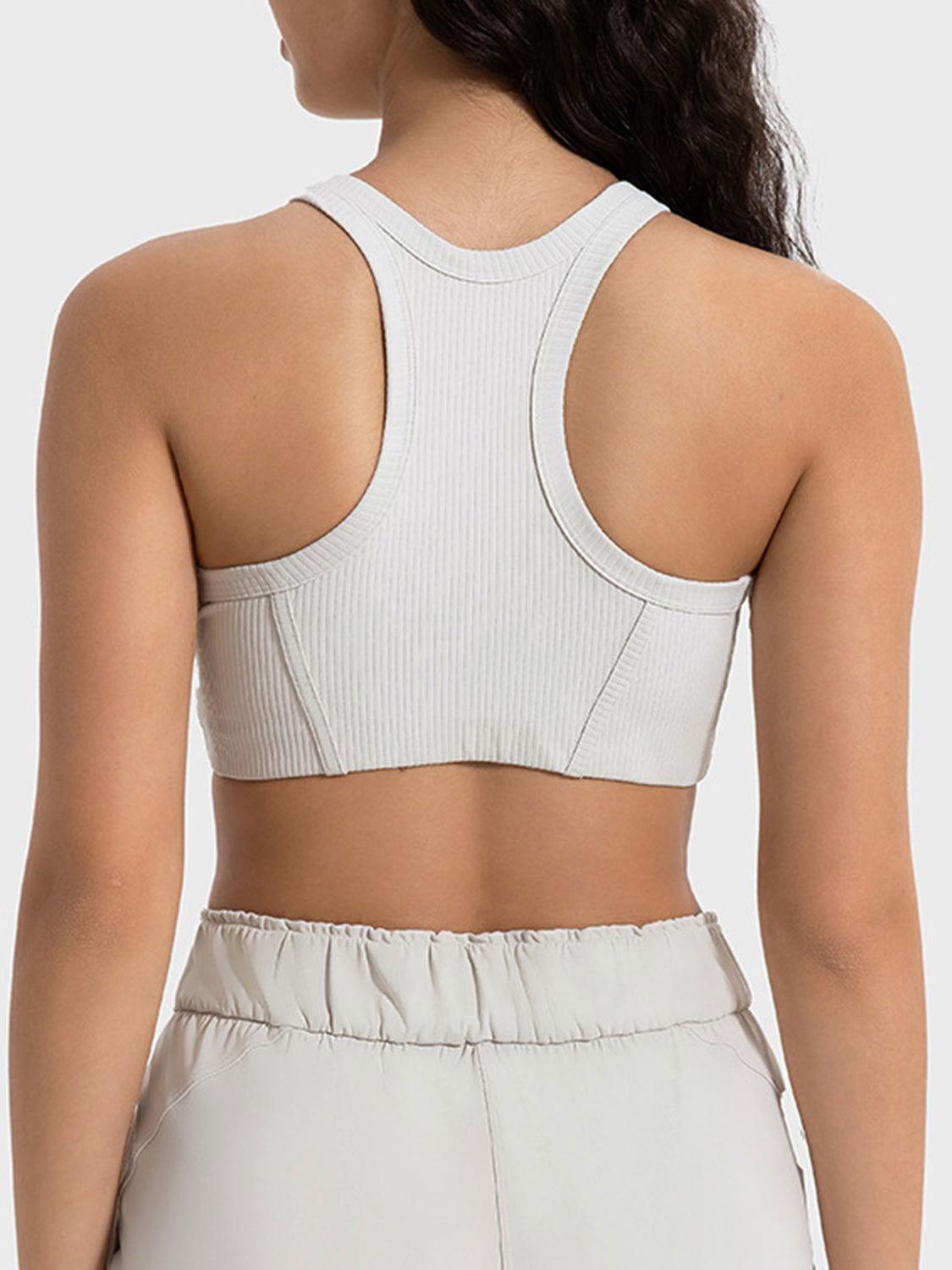 Millennia Wide Strap Cropped Sport Tank - Clothes For Her Online Store
