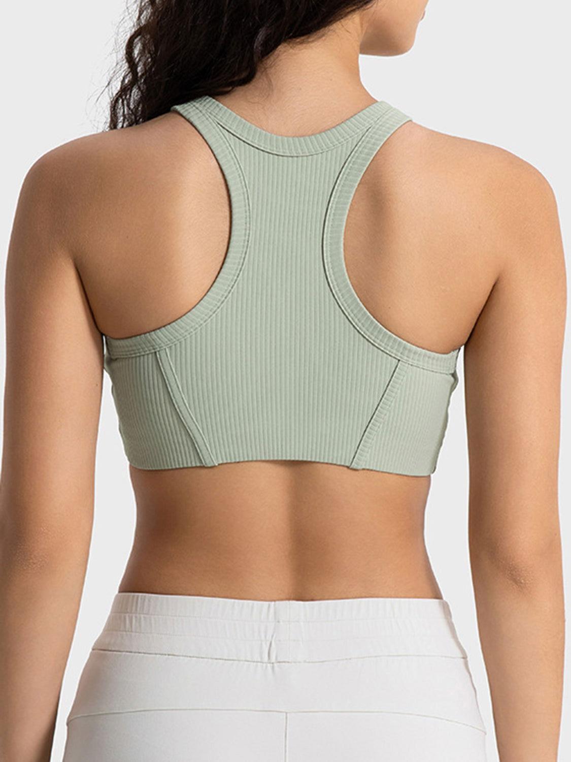 Millennia Wide Strap Cropped Sport Tank - Clothes For Her Online Store