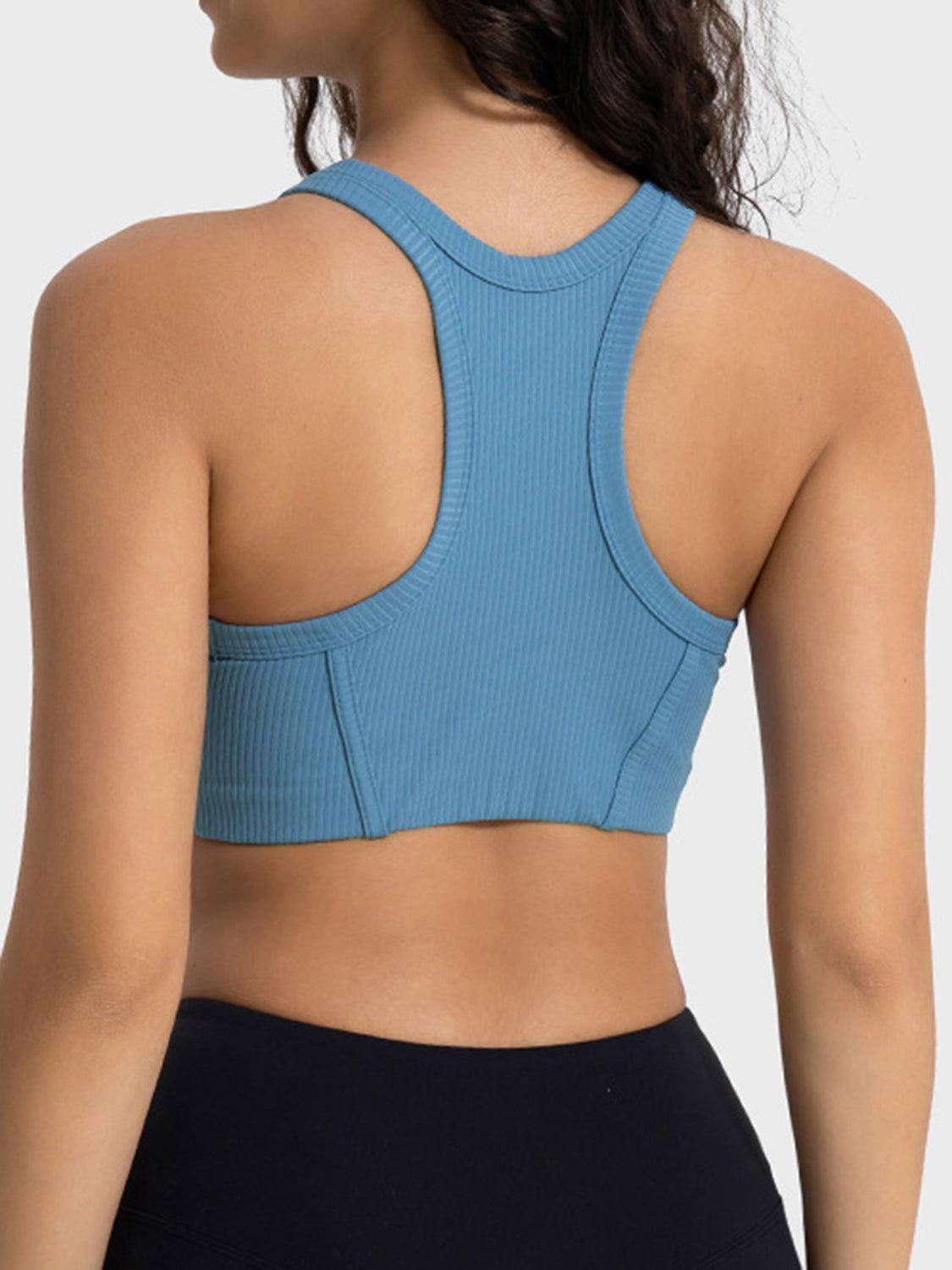 Millennia Wide Strap Cropped Sport Tank - Clothes For Her Online Store