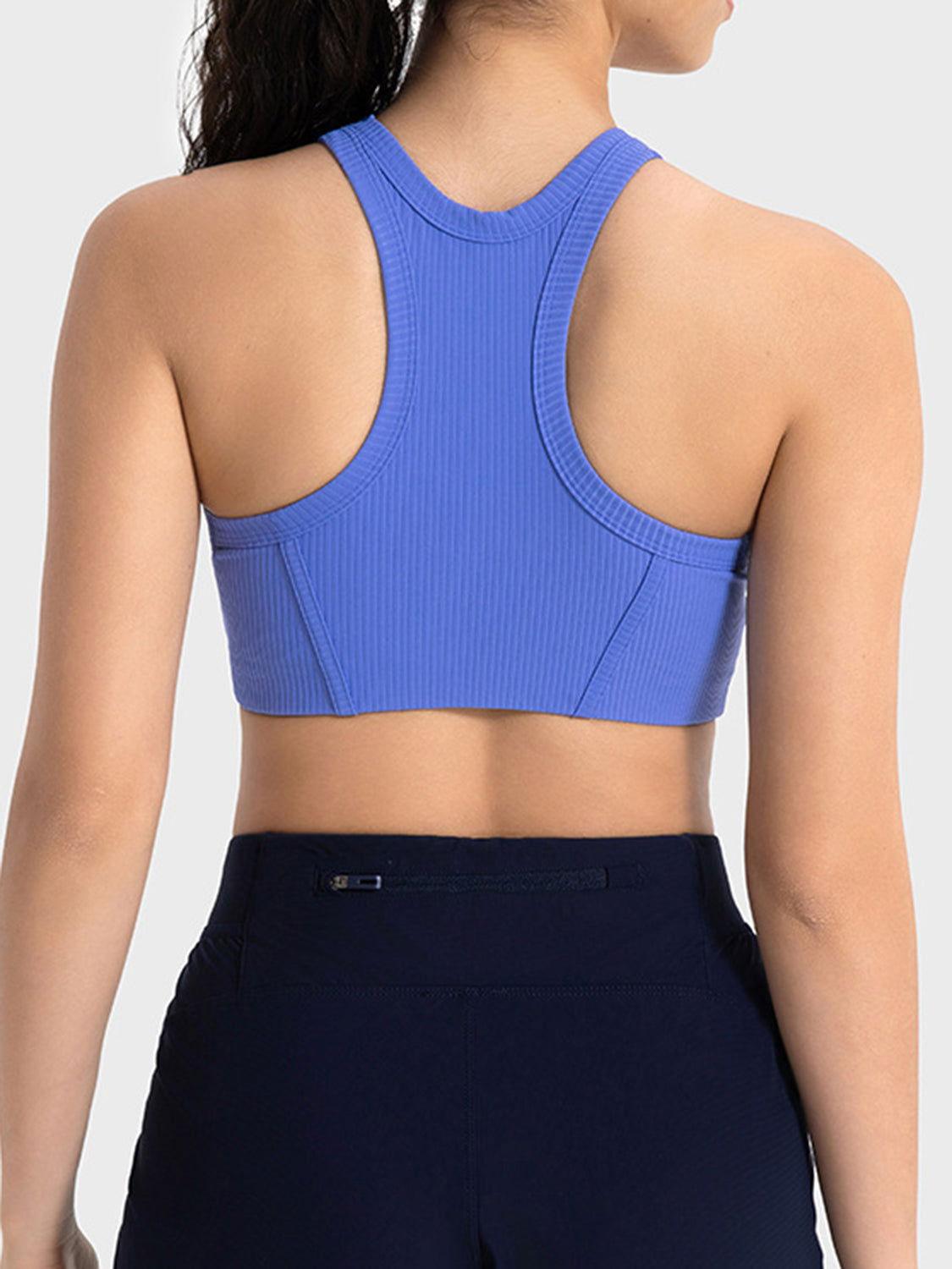 Millennia Wide Strap Cropped Sport Tank - Clothes For Her Online Store