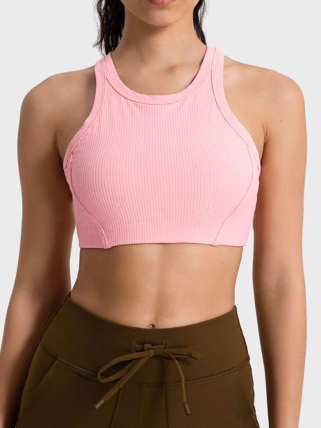 Millennia Wide Strap Cropped Sport Tank - Clothes For Her Online Store