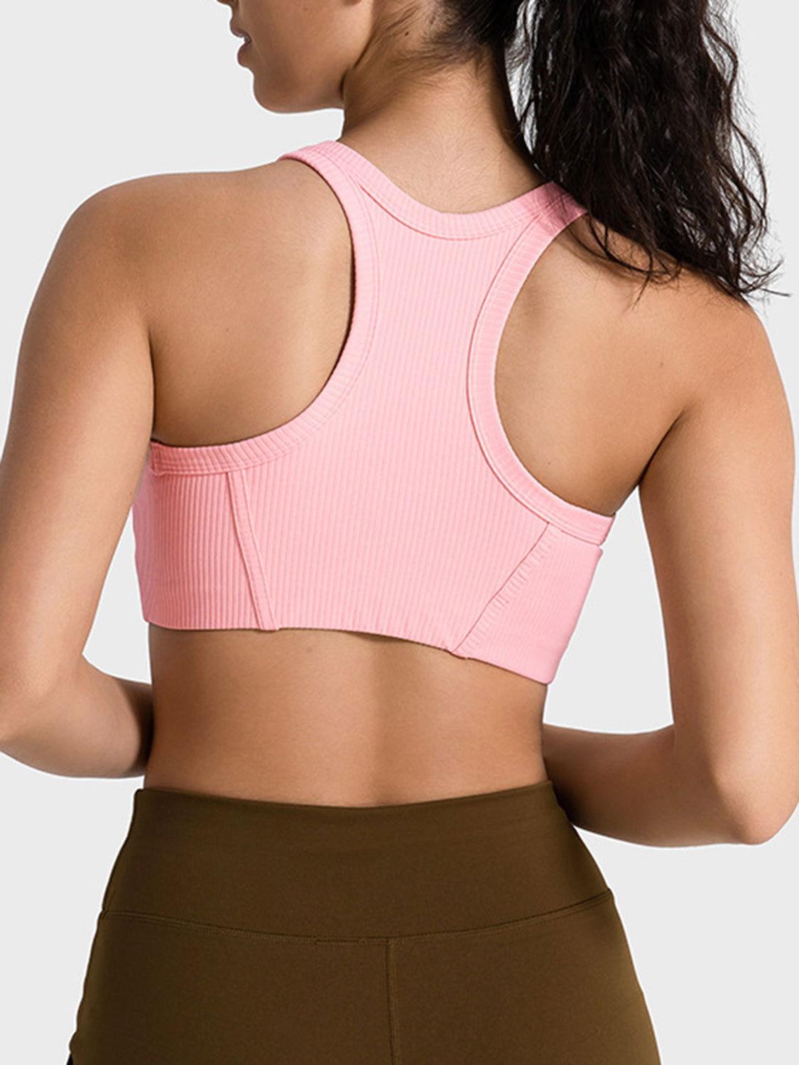 Millennia Wide Strap Cropped Sport Tank - Clothes For Her Online Store