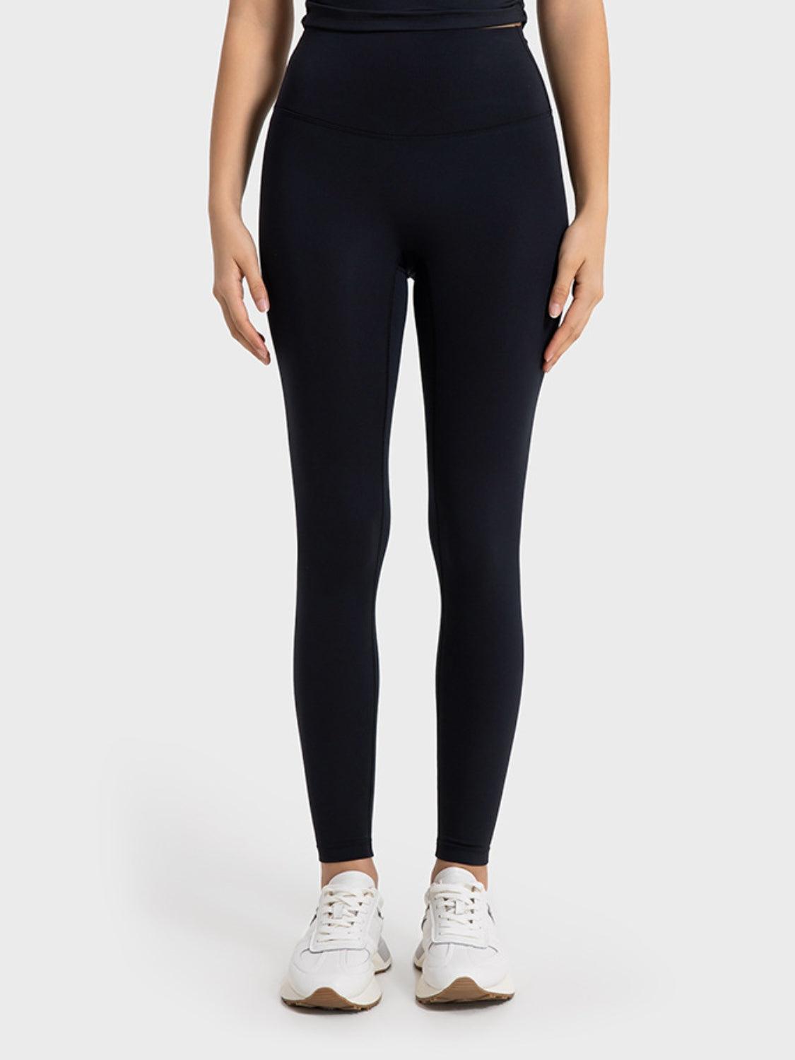 Millennia Wide Waistband Sports Leggings - Clothes For Her Online Store