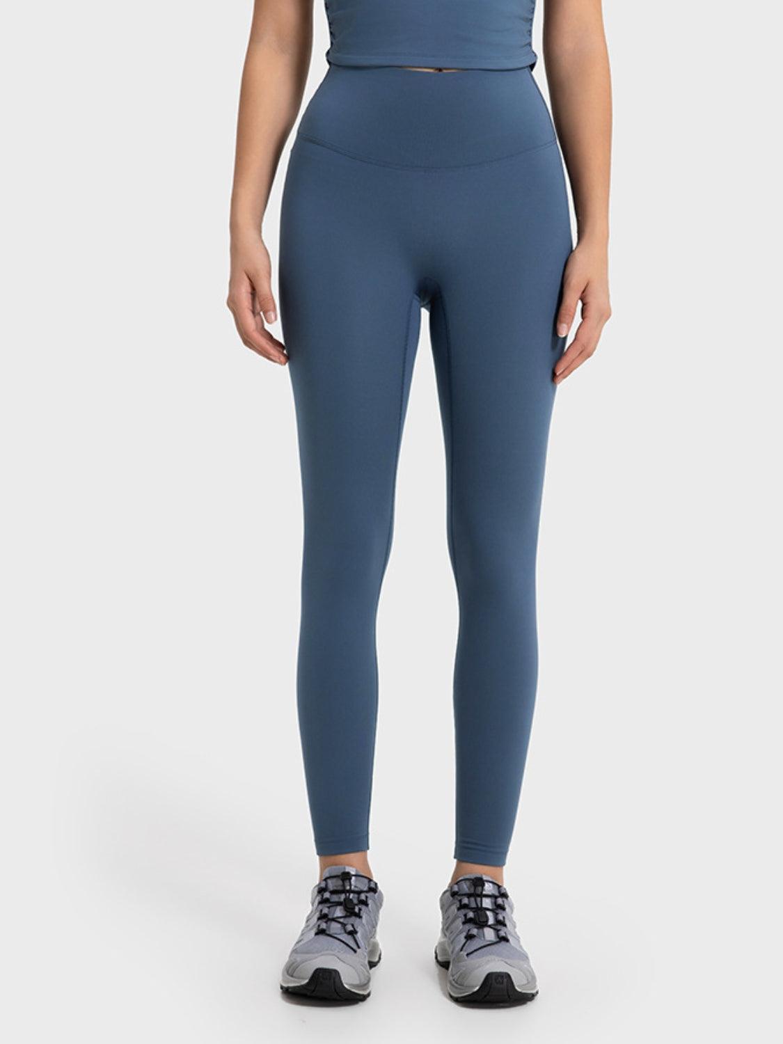 Millennia Wide Waistband Sports Leggings - Clothes For Her Online Store