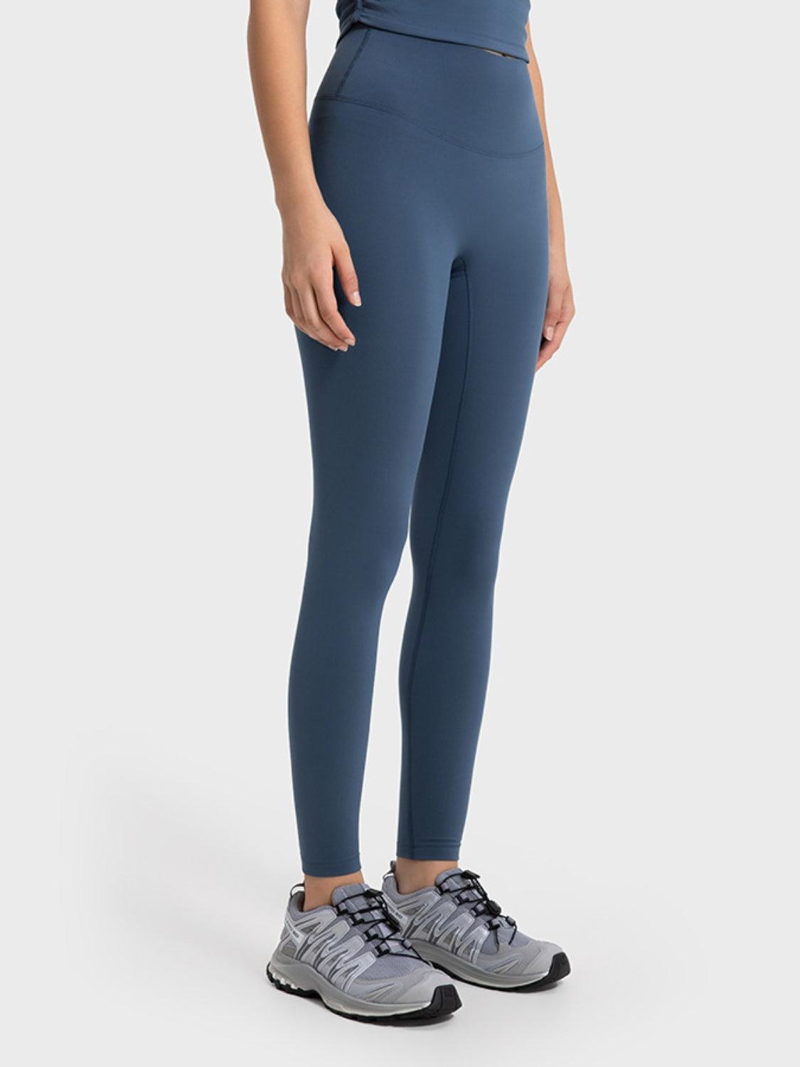 Millennia Wide Waistband Sports Leggings - Clothes For Her Online Store