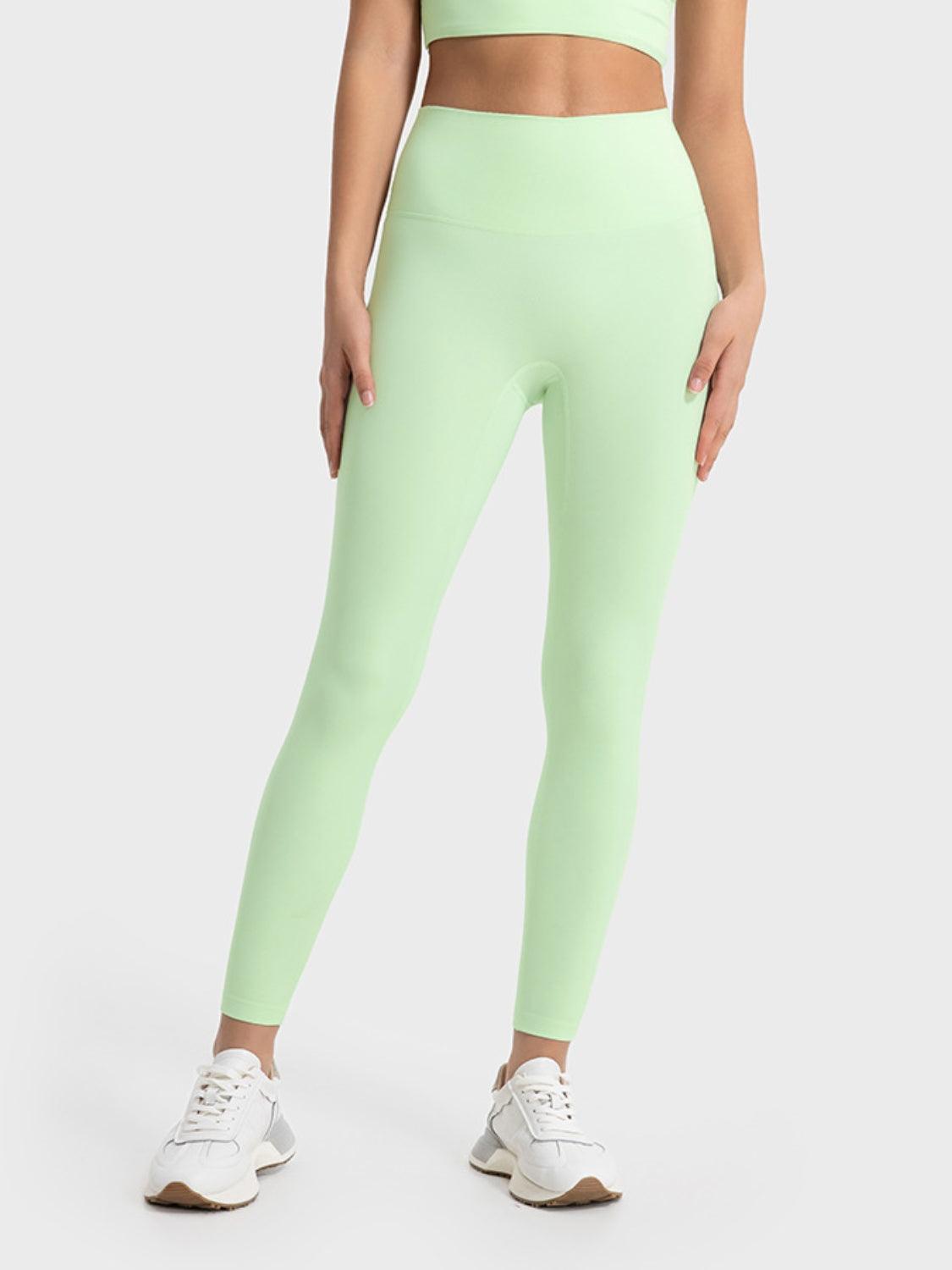 Millennia Wide Waistband Sports Leggings - Clothes For Her Online Store
