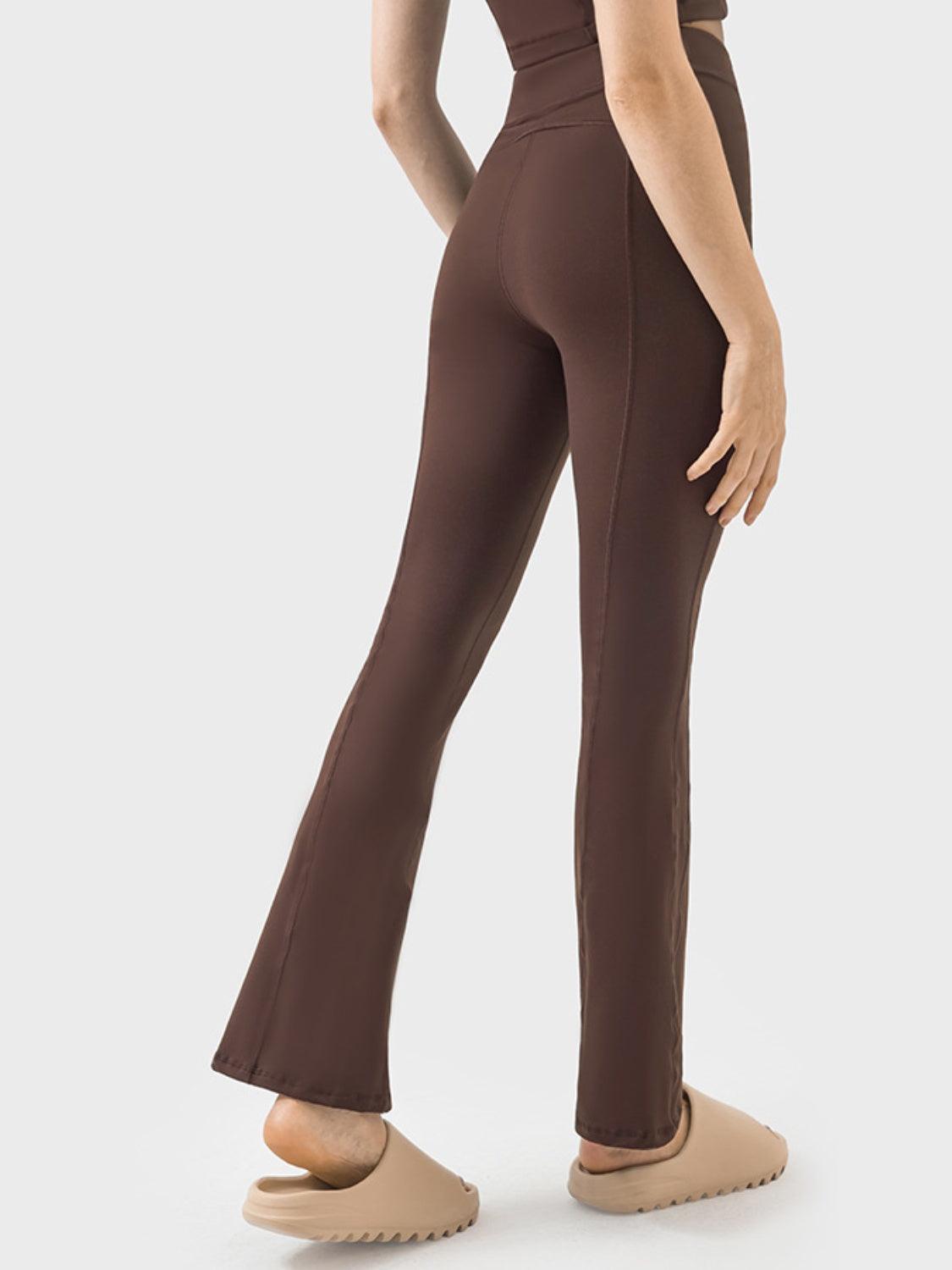 Millennia Zipper Detail High Waist Active Pants - Clothes For Her Online Store