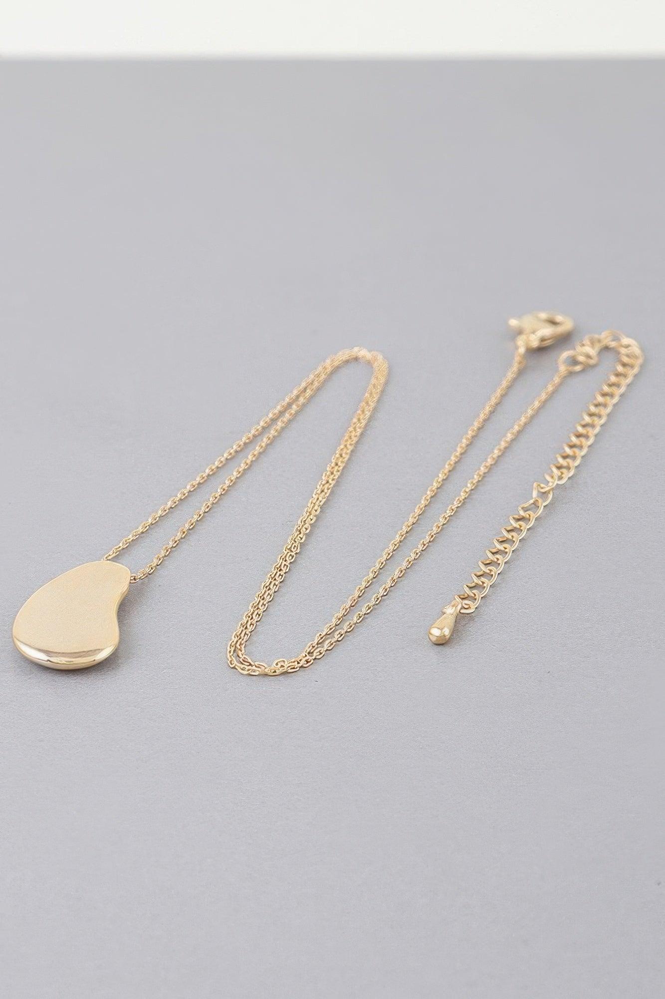 Modern Teardrop Chain Necklace - Clothes For Her Online Store