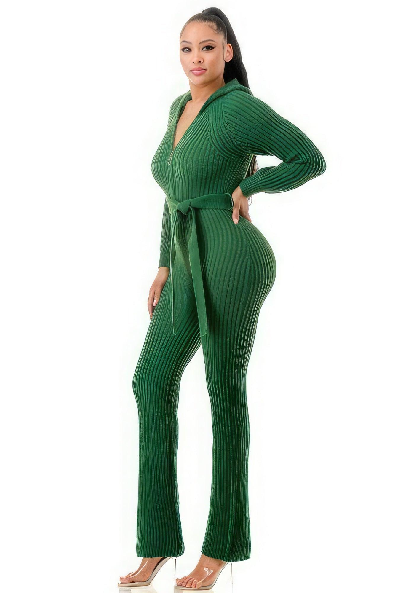 Monroe Hooded Jumpsuit - Clothes For Her Online Store