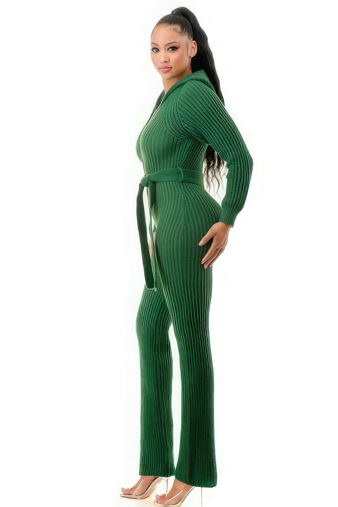 Monroe Hooded Jumpsuit - Clothes For Her Online Store