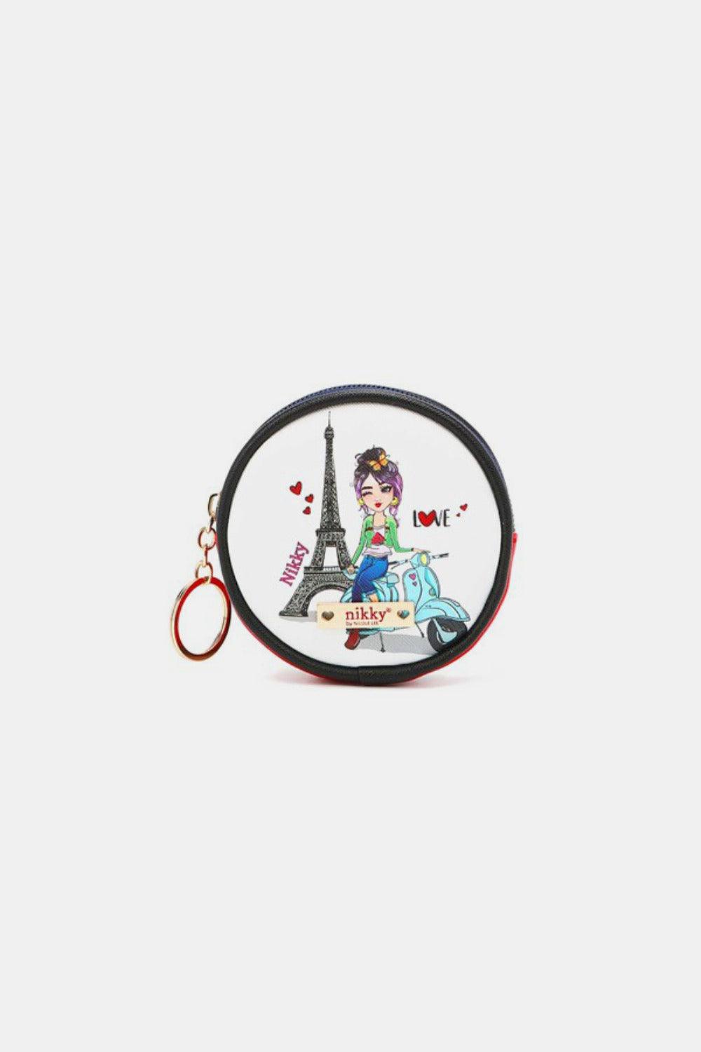 Nicole Lee USA Keychain Round Coin Purse - Clothes For Her Online Store