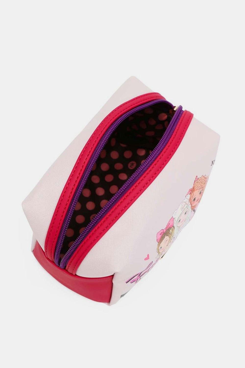 Nicole Lee USA Printed Extra Large Cosmetic Pouch - Clothes For Her Online Store