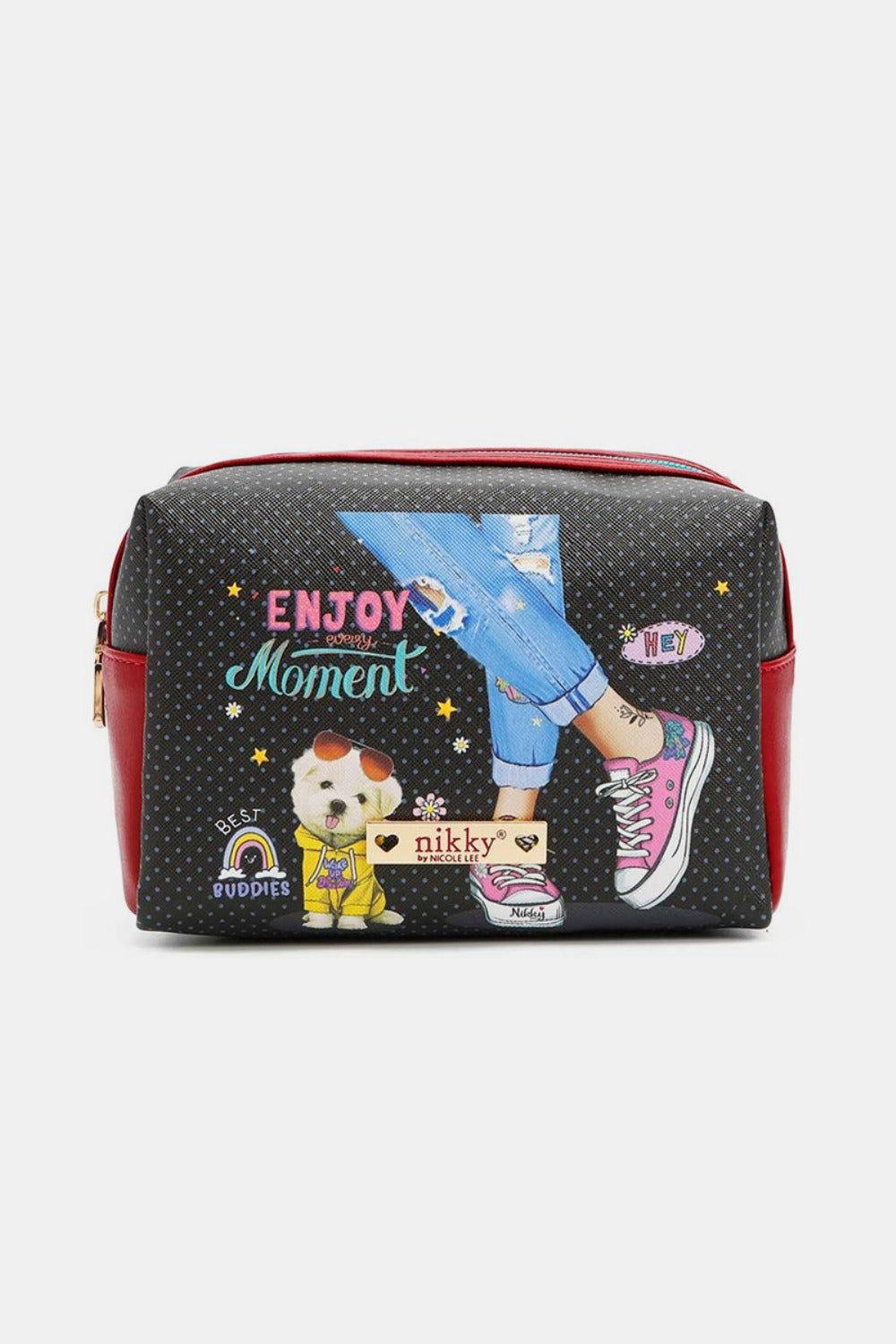 Nicole Lee USA Printed Extra Large Cosmetic Pouch - Clothes For Her Online Store