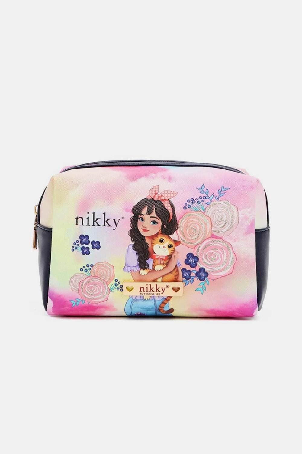 Nicole Lee USA Printed Extra Large Cosmetic Pouch - Clothes For Her Online Store