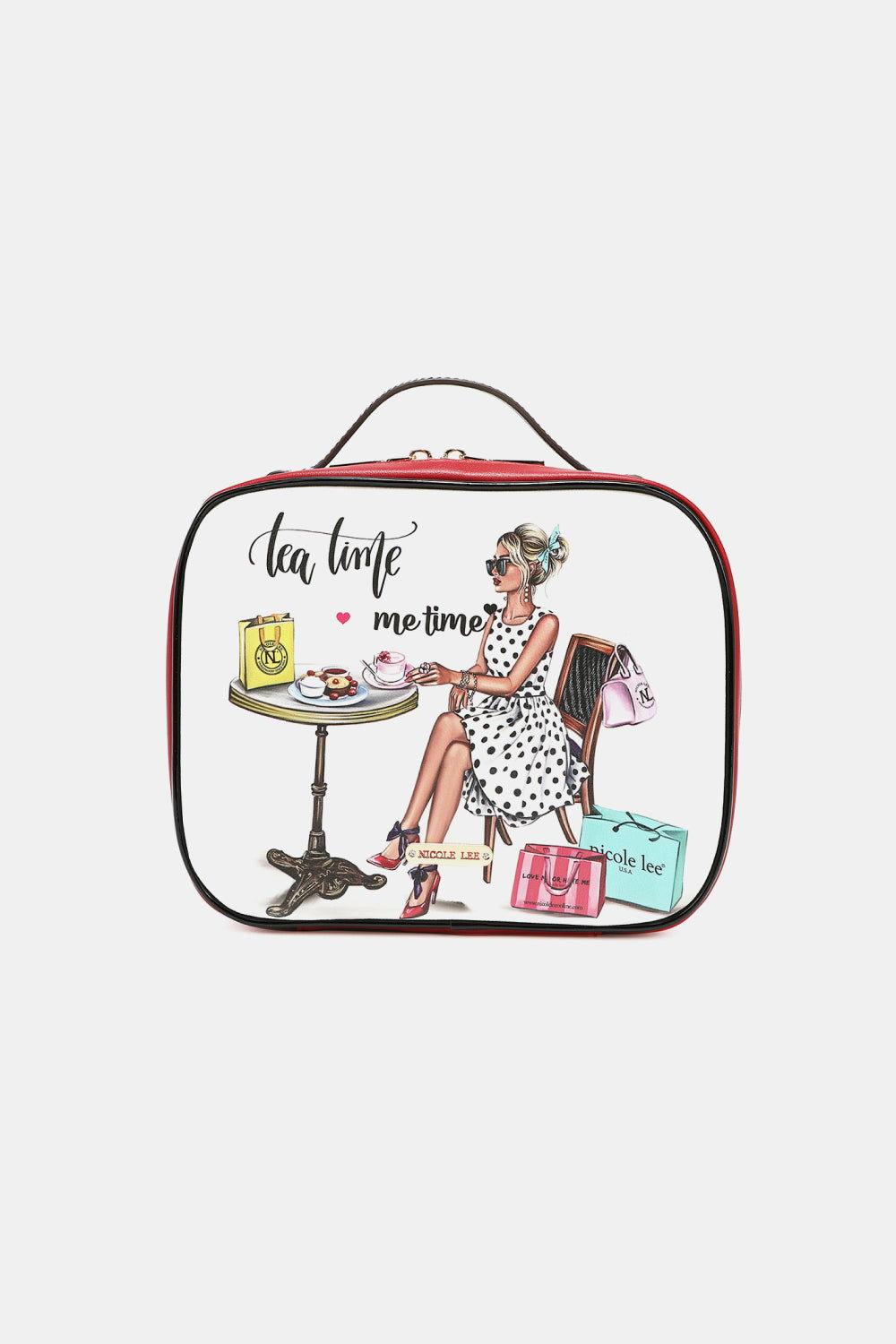 Nicole Lee USA Printed Handbag with Three Pouches - Clothes For Her Online Store