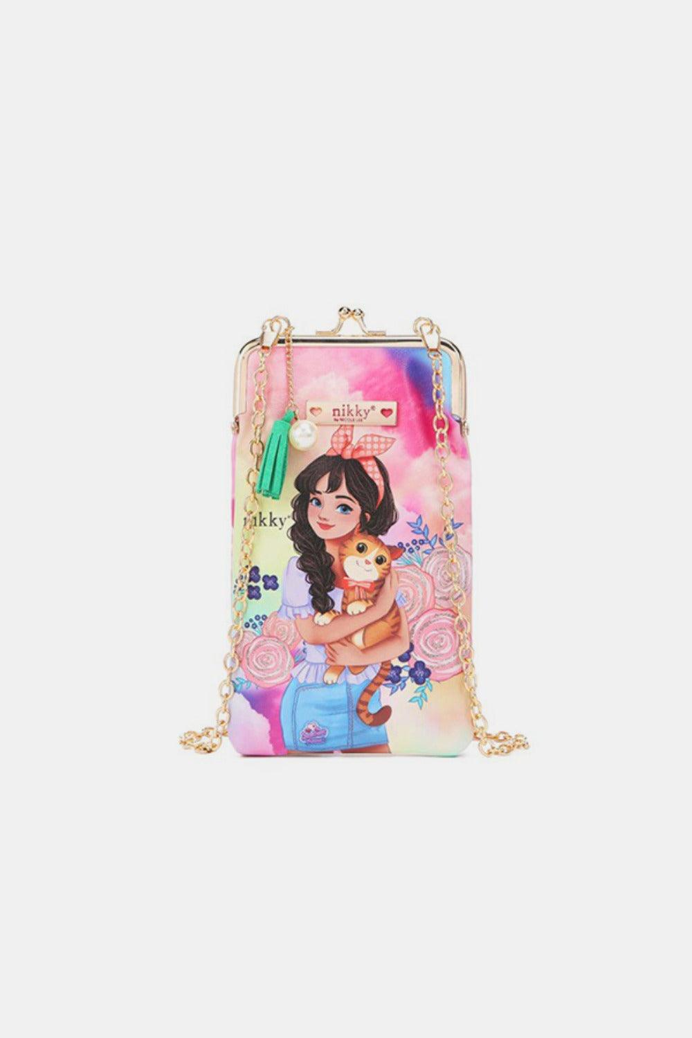 Nicole Lee USA Printed Kisslock Phone and Sunglass Purse - Clothes For Her Online Store