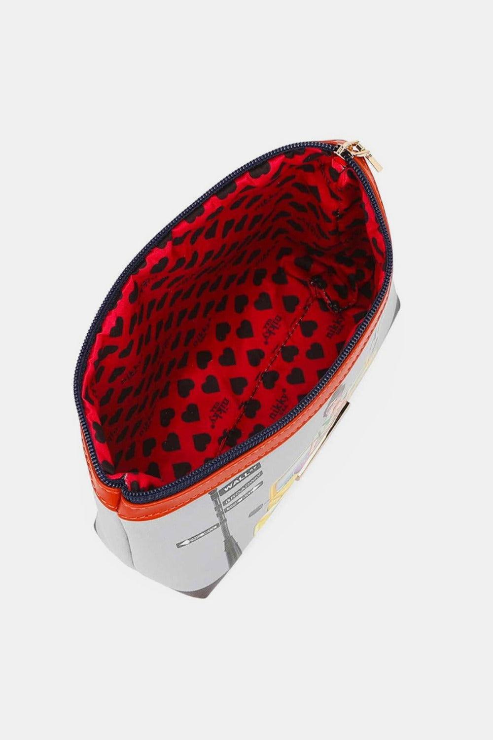 Nicole Lee USA Printed Large Cosmetic Pouch - Clothes For Her Online Store