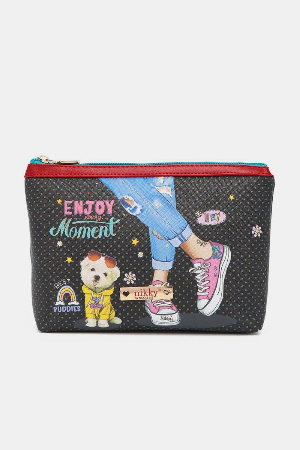 Nicole Lee USA Printed Large Cosmetic Pouch - Clothes For Her Online Store
