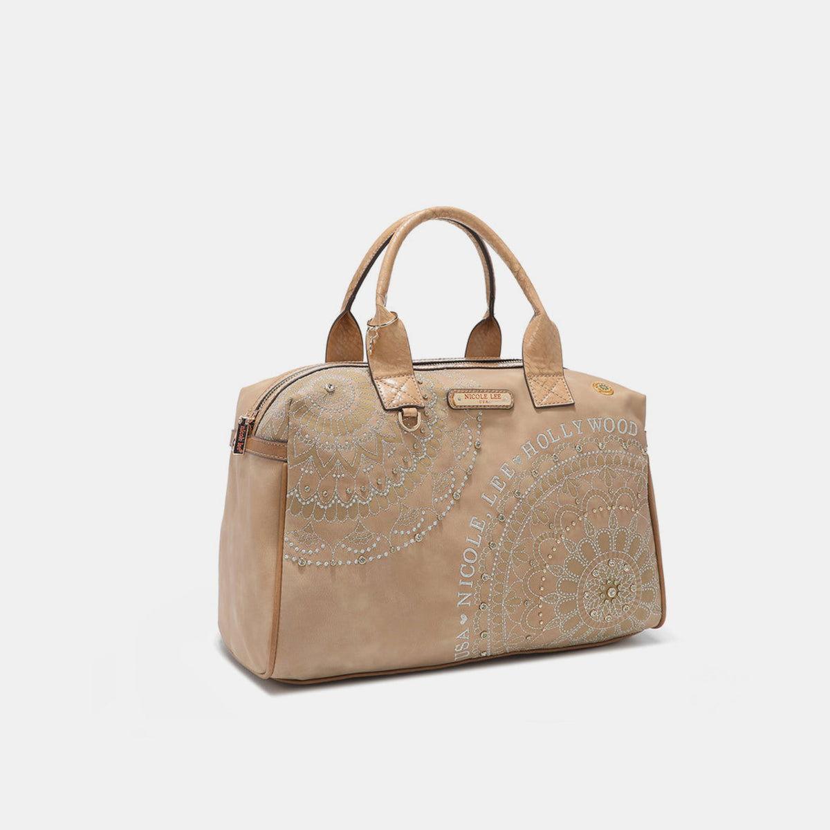 Nicole Lee USA rhinestone Decor Boston Bag - Clothes For Her Online Store