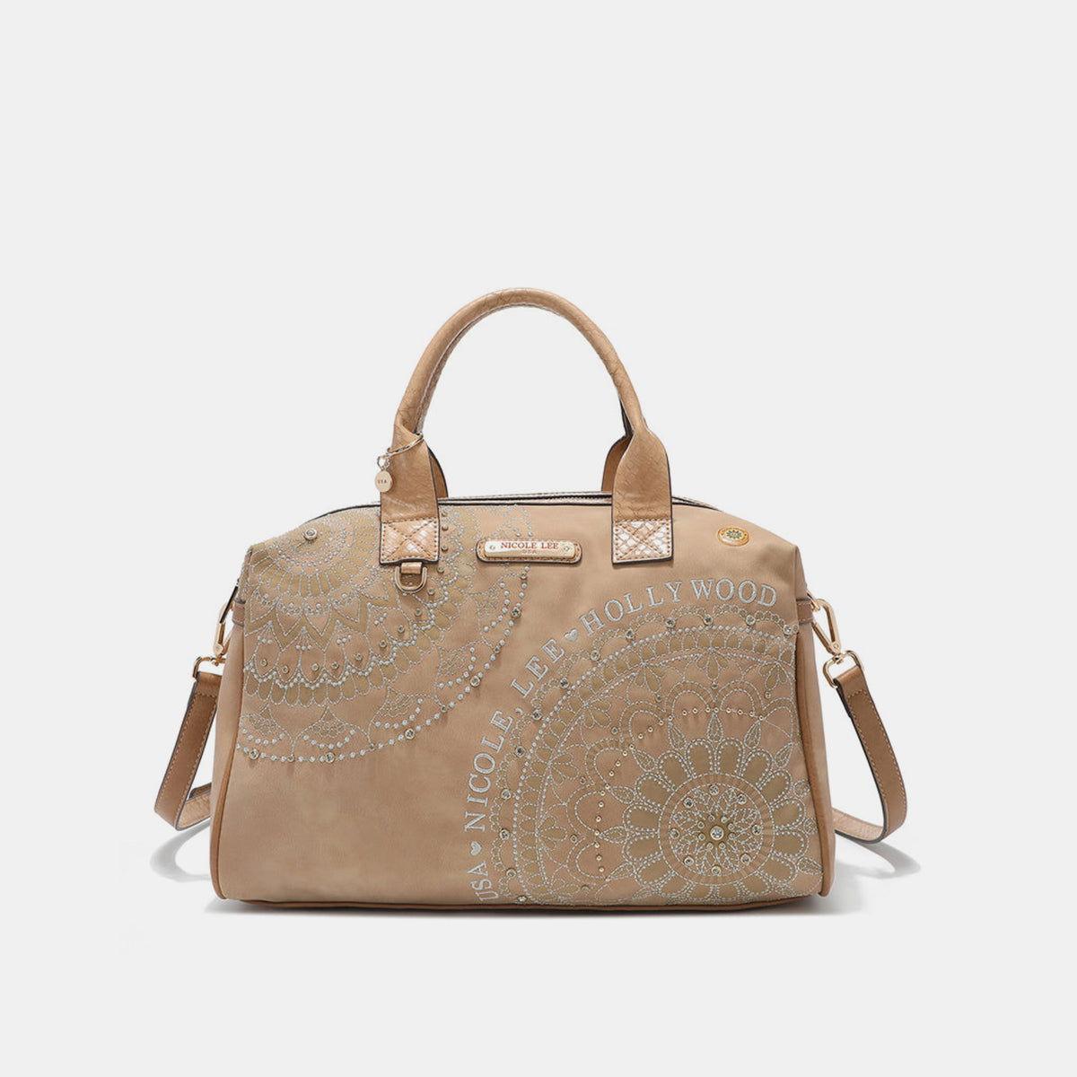 Nicole Lee USA rhinestone Decor Boston Bag - Clothes For Her Online Store