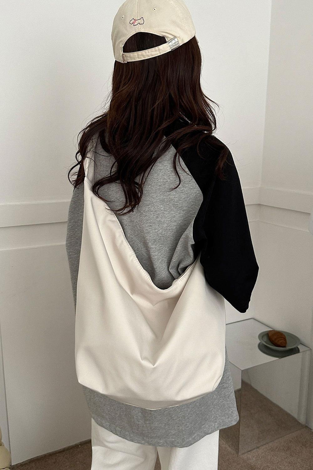 Oversize Nylon Crossbody Bag - Clothes For Her Online Store