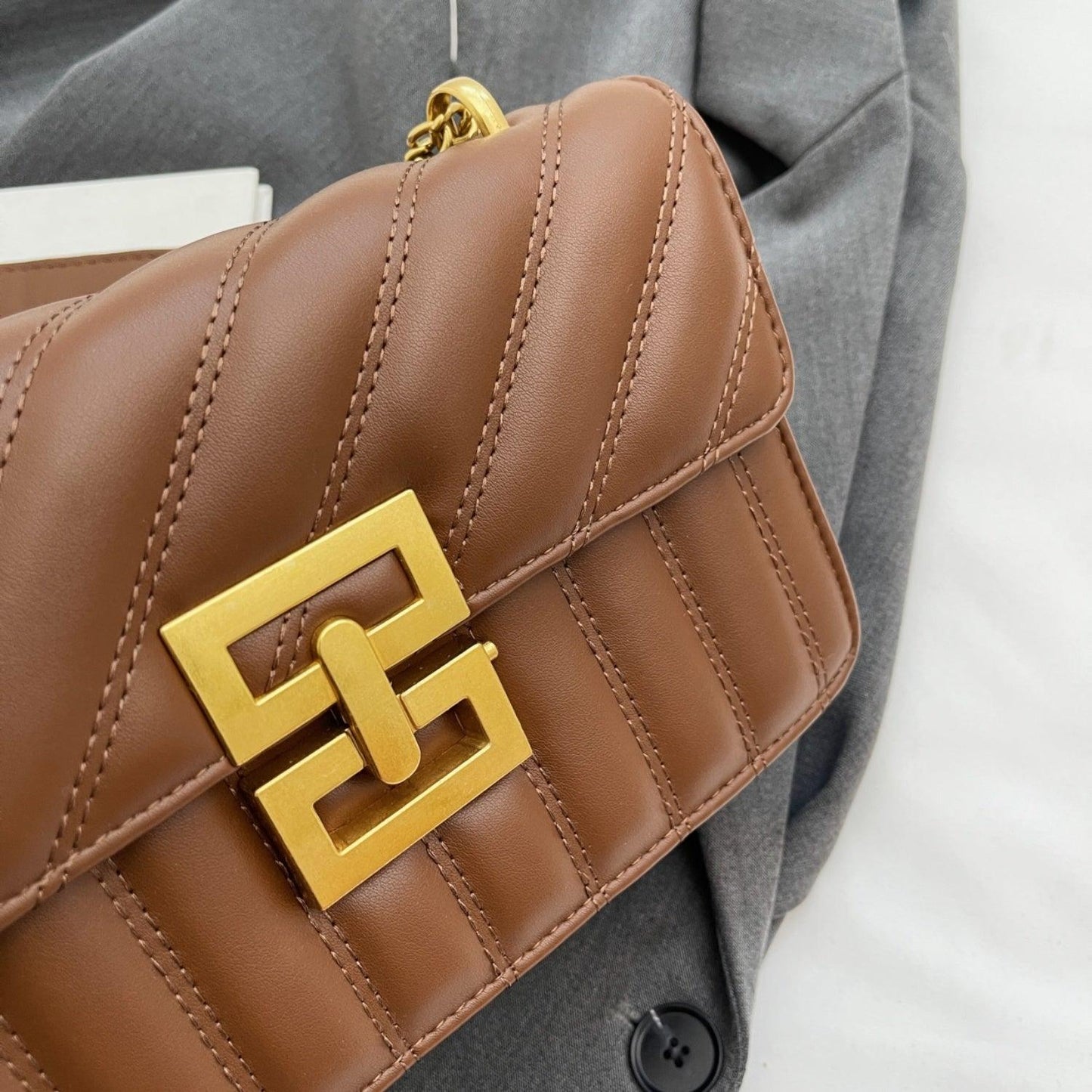 PU Leather Crossbody Bag - Clothes For Her Online Store
