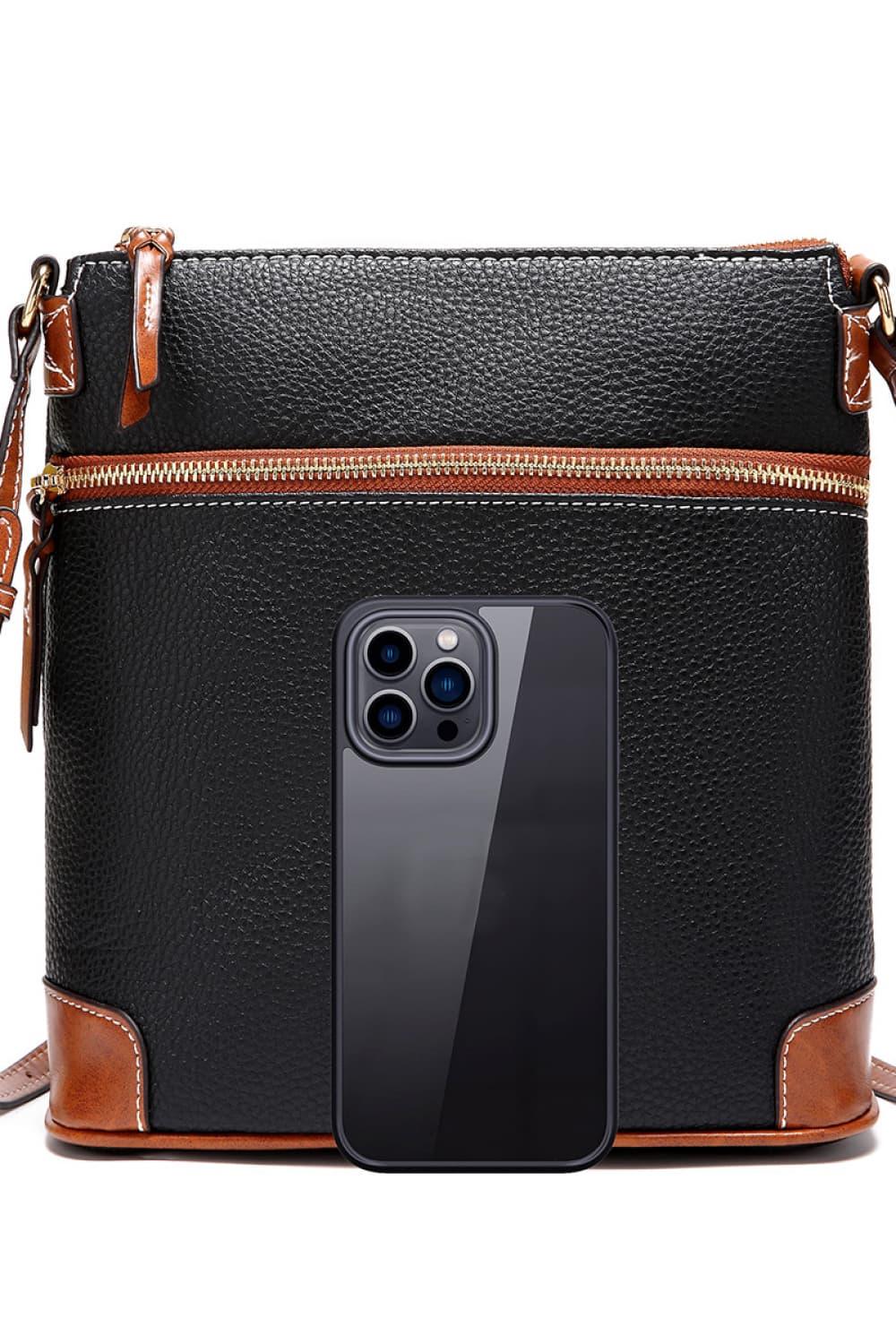 PU Leather Crossbody Bag - Clothes For Her Online Store
