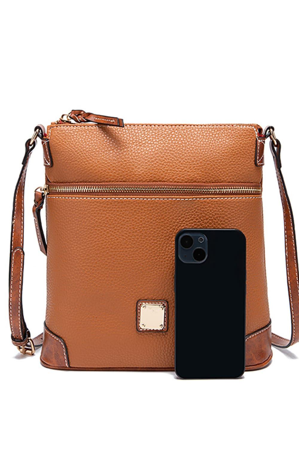 PU Leather Crossbody Bag - Clothes For Her Online Store