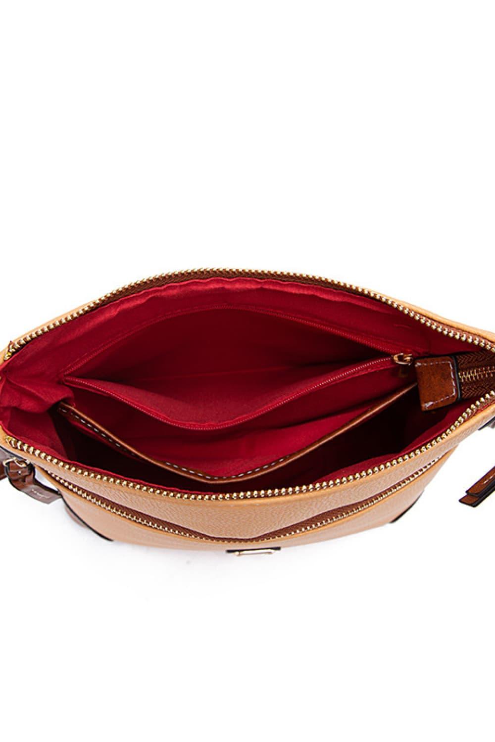 PU Leather Crossbody Bag - Clothes For Her Online Store